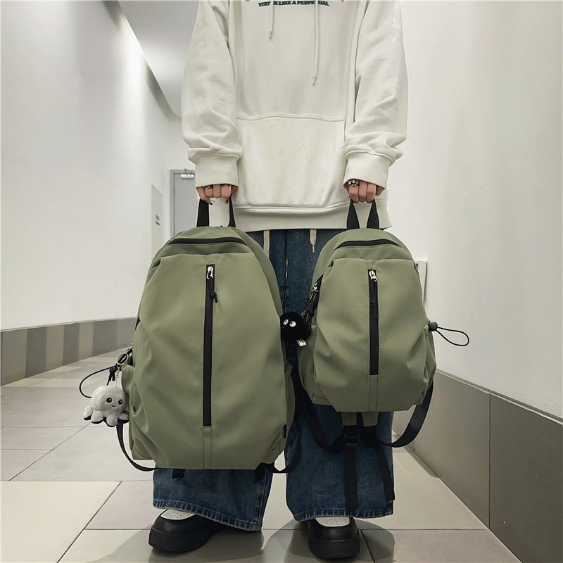 Backpack with Charming Animal Pendant and Innovative Storage Bowlift
