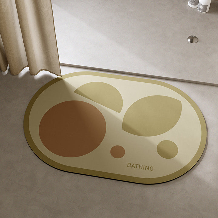 Playful Cat-Themed Bath Mat Bowlift