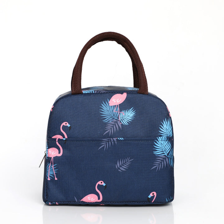 Insulated Flamingo-Themed Lunch Bag Bowlift
