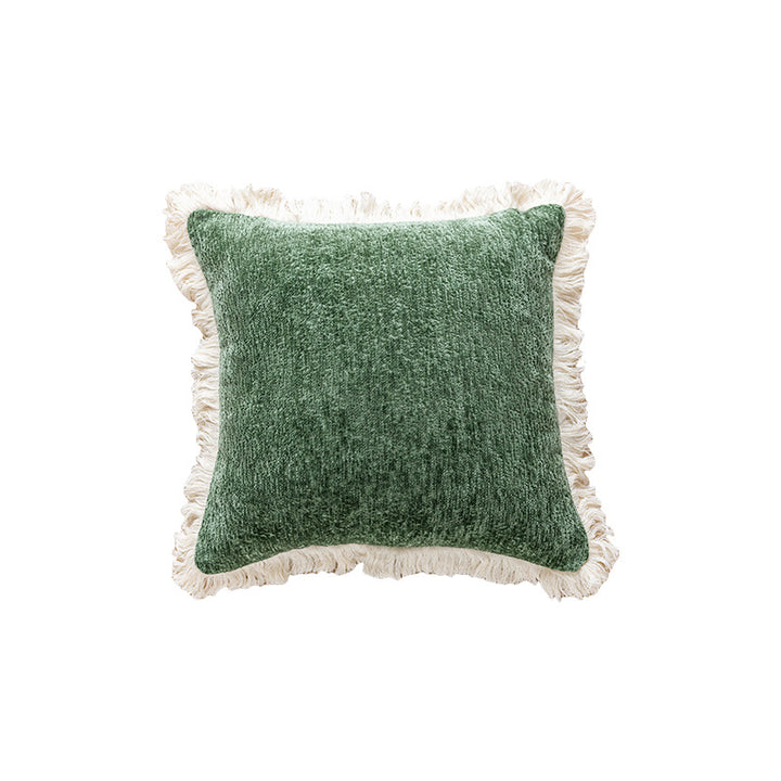 Plush Ruched Decorative Pillow