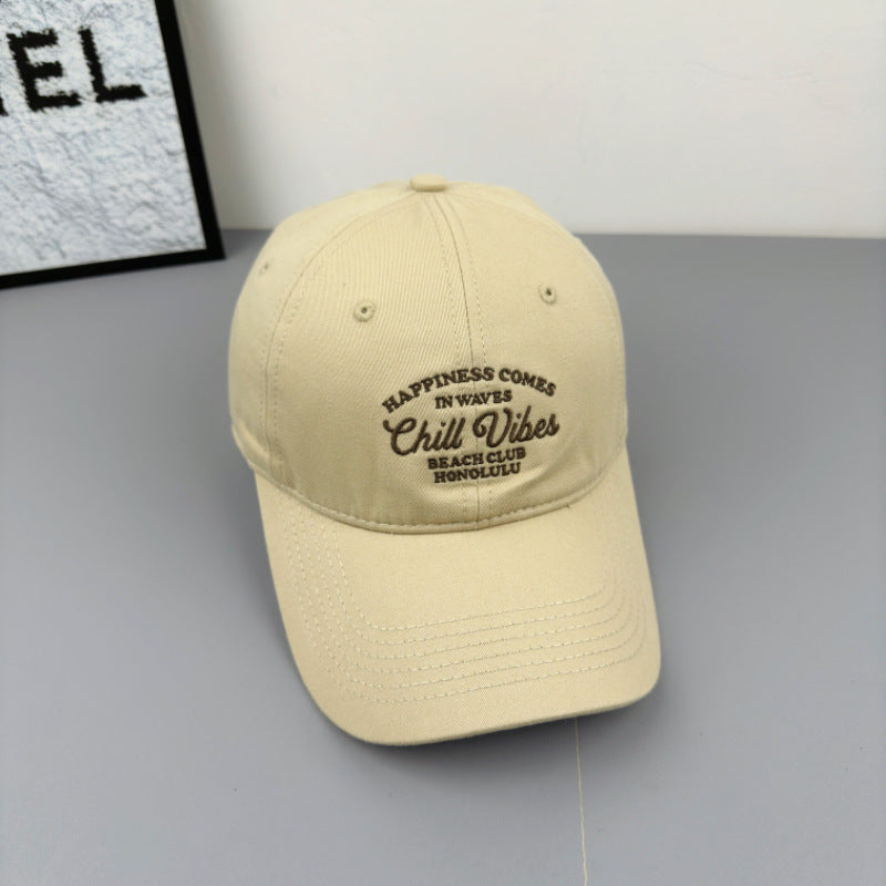 Men's Embroidered Chill Vibes Baseball Cap Bowlift