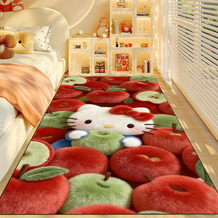 Plush Hello Kitty-Themed Area Rug