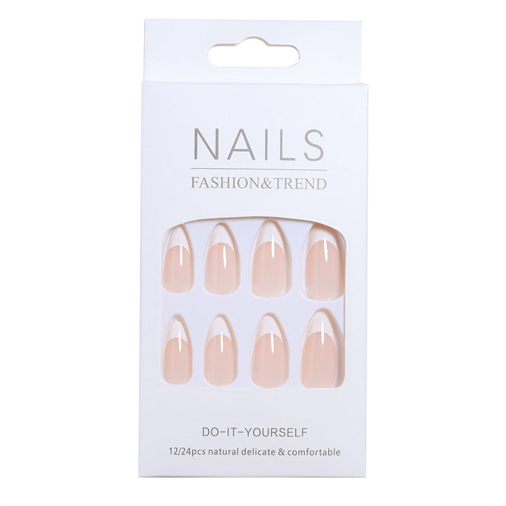 Elegant French Tip Press-On Nails Bowlift 1787224920