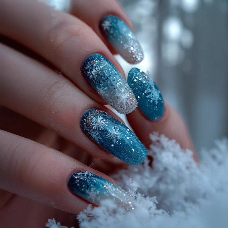 Artificial Nails in Modern Tribal Design Bowlift