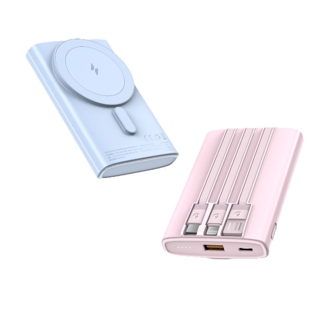 Portable high-performance power bank with integrated cable management Bowlift