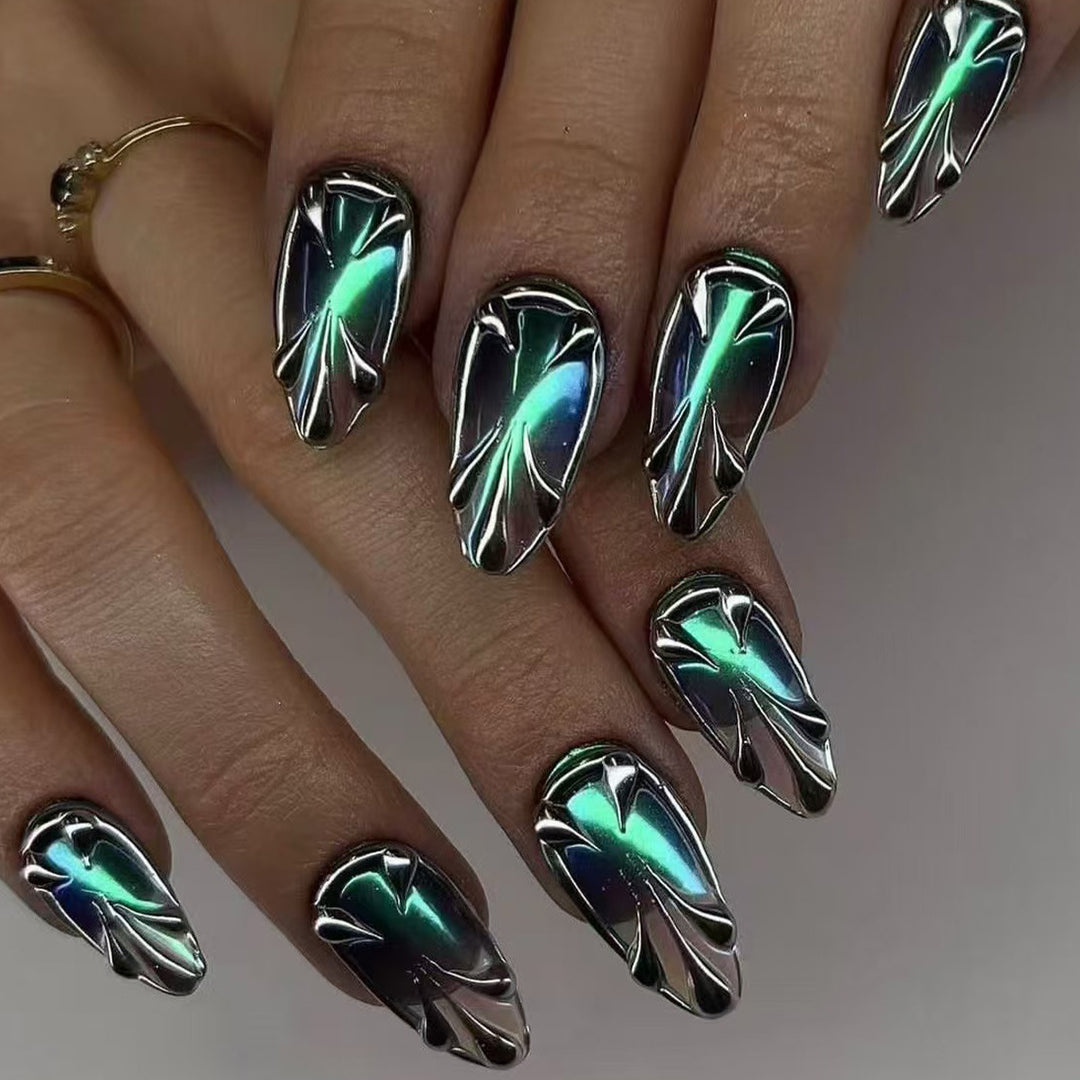 Thematic Artisan Press-On Nail Set Bowlift