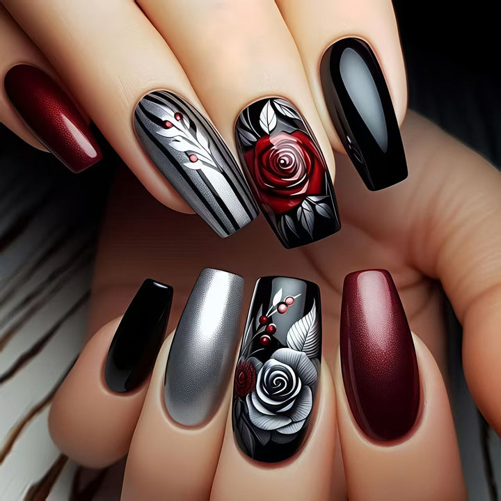 Artistic Floral Nail Art Bowlift 1788155499