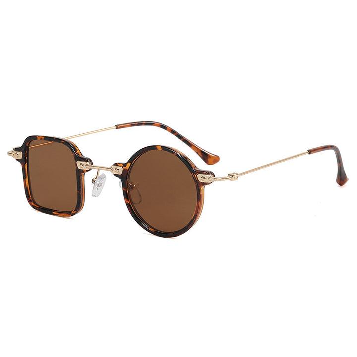 Ladies elegant round hybrid glasses with square design Bowlift