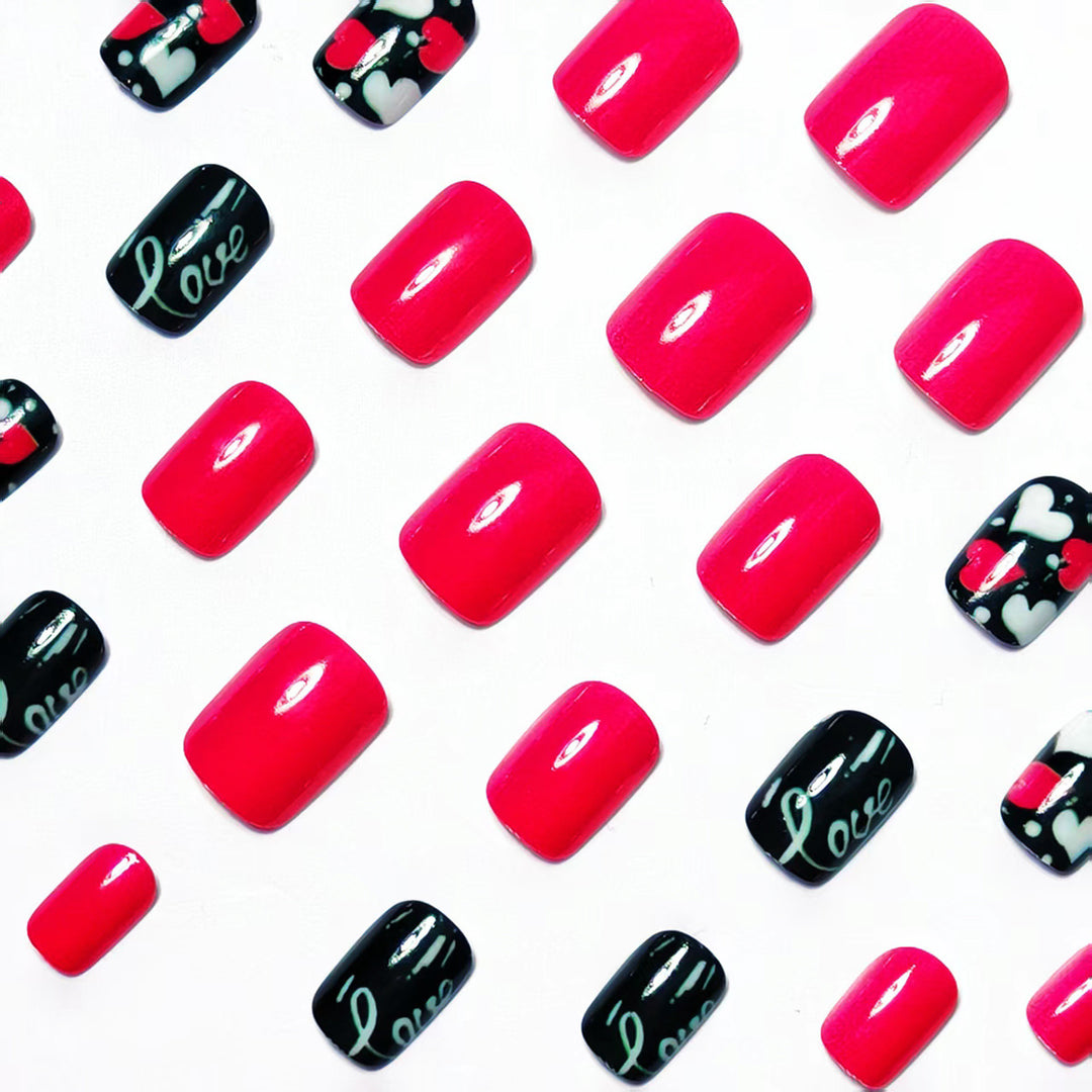 Creative Love-Themed Nail Art Bowlift