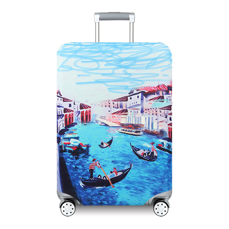 Artistic Travel Hard Shell Suitcase Bowlift