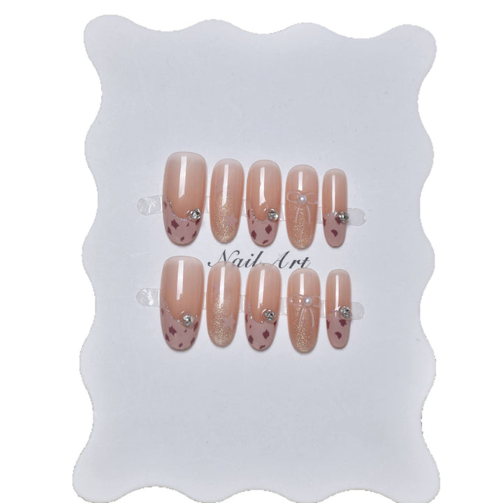 Artistic Themed Press-On Nail Art Bowlift