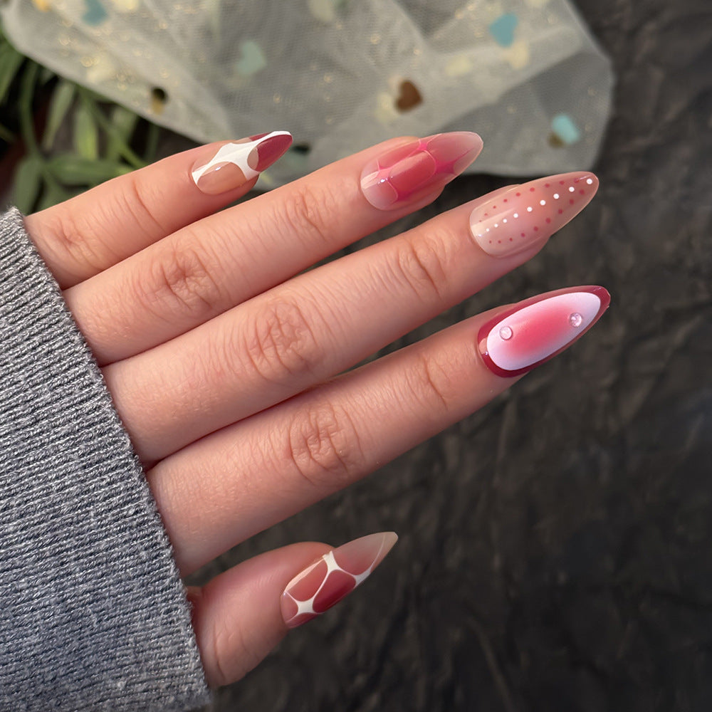 Elegant Artistic Press-On Nail Set Bowlift 1787294328