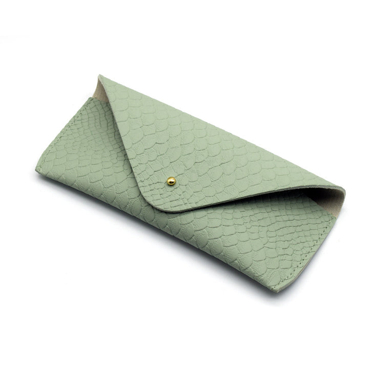 Textured Leather Eyewear Case Bowlift