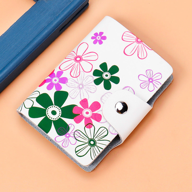 Floral Design Wallet Bowlift