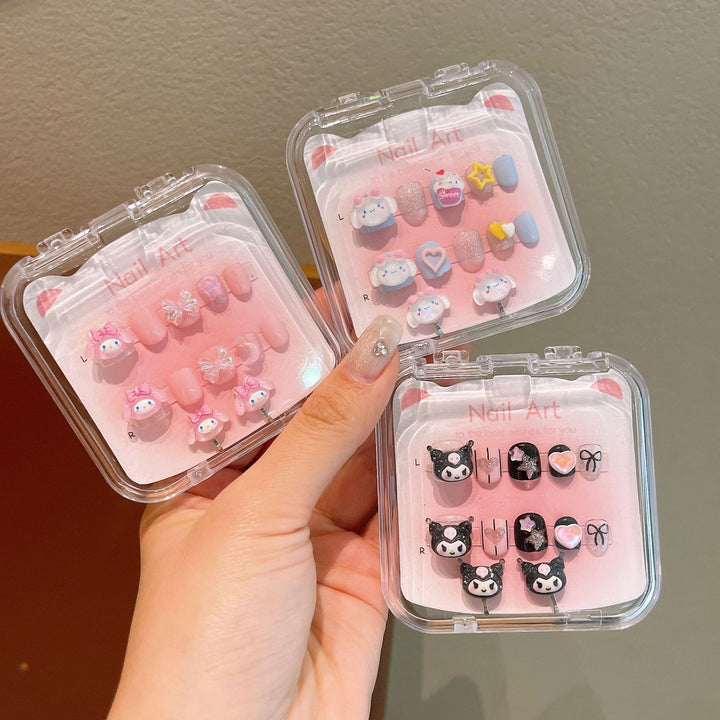 Creative art nails with playful animal design Bowlift
