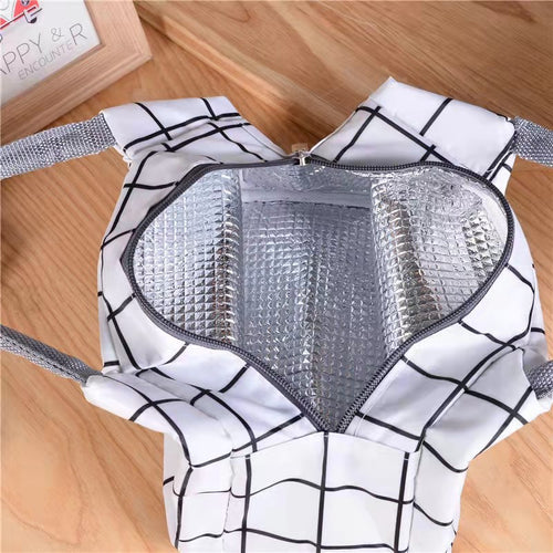 Stylish Checkered Tote Bowlift