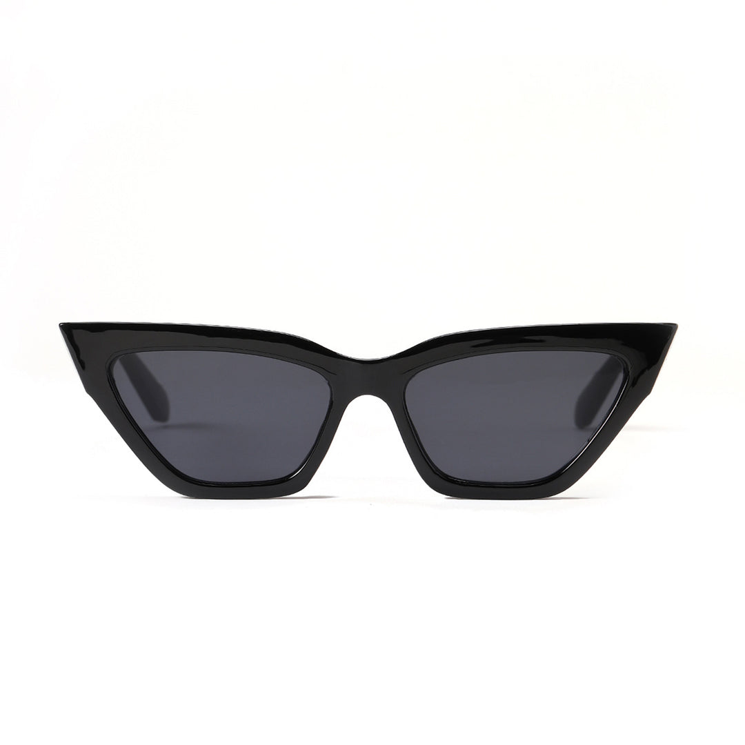 Women's Cat-Eye Sunglasses with Luxurious Chain Frame Bowlift