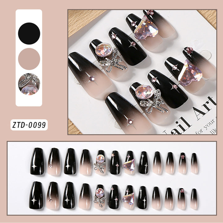Decorative Nail Art Press-On Set Bowlift