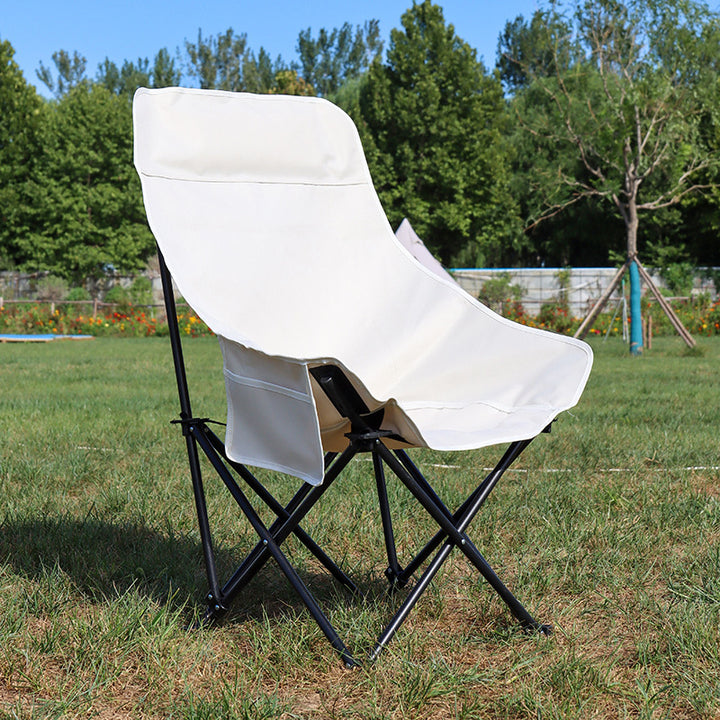 Comfortable Camping Chair with Ergonomic Backrest Bowlift