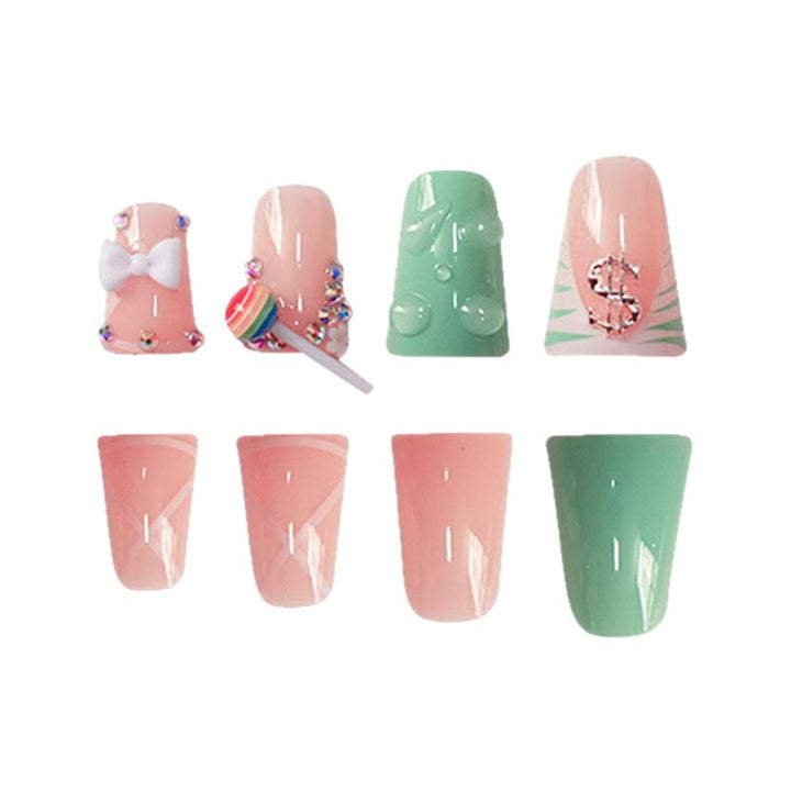 Playful Themed Press-On Nails Bowlift