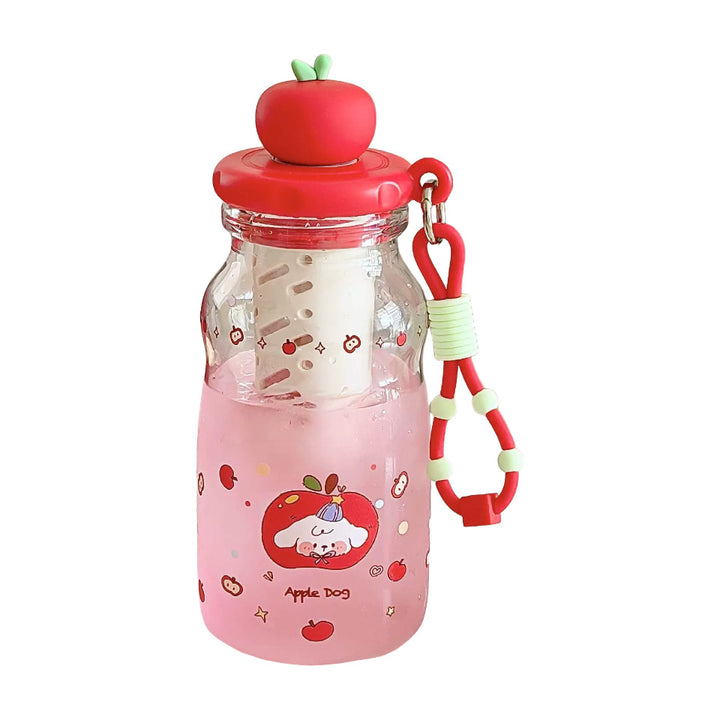 Ladies trendy and practical water bottle with fruit lid Bowlift