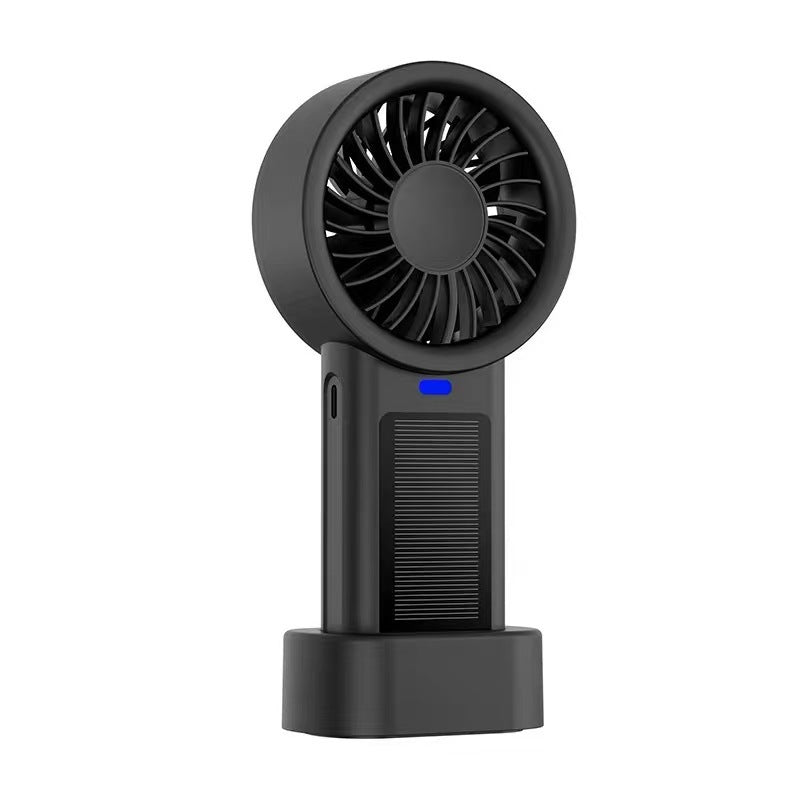 Portable Solar-Powered Handheld Cooling Fan Bowlift