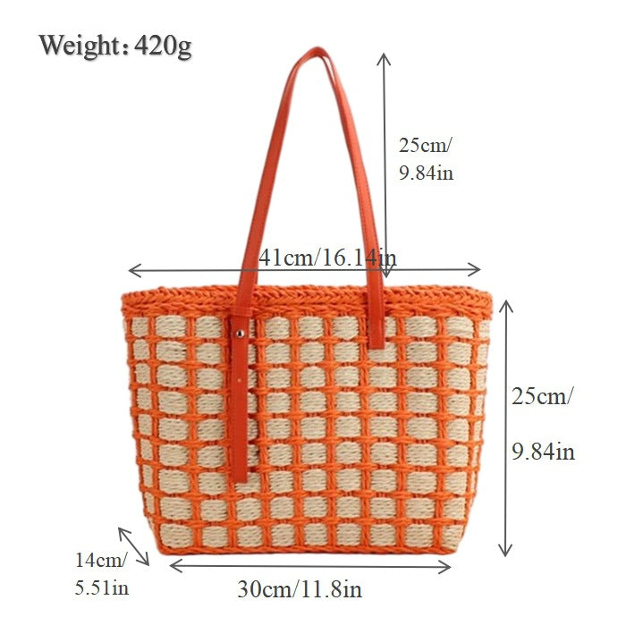 Handwoven basket bag Bowlift