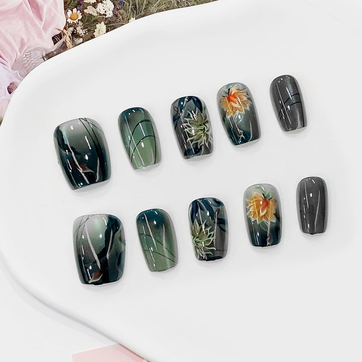 Creative and artistic nail art Bowlift