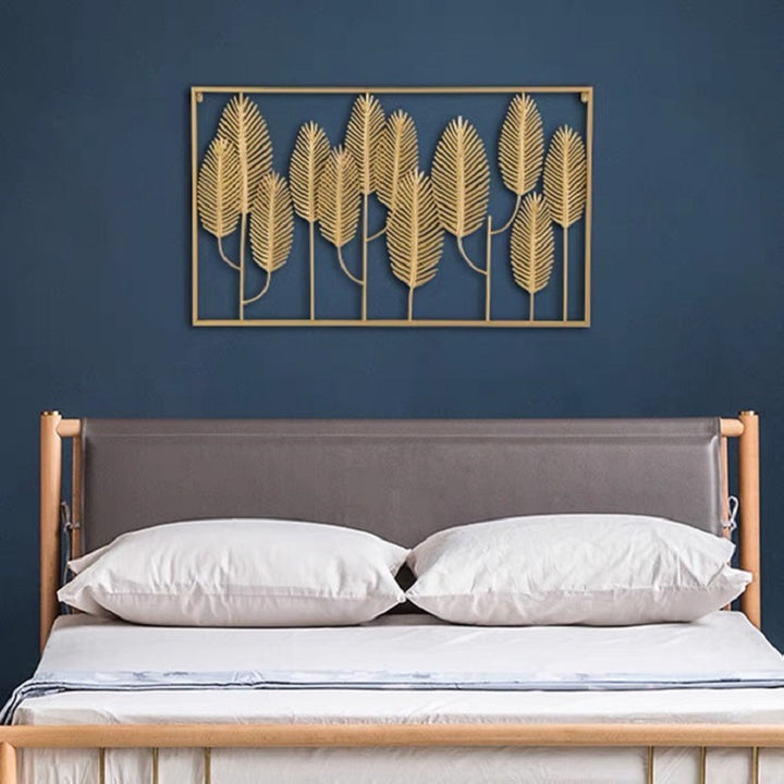 Decorative Leaf Wall Art Panel Bowlift