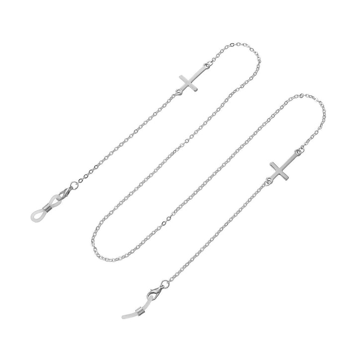 Cross Charm Eyewear Chain Bowlift