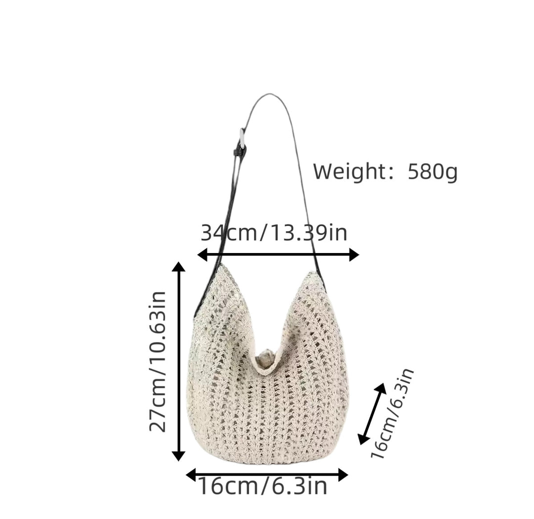 Hand-knotted shoulder bag Bowlift
