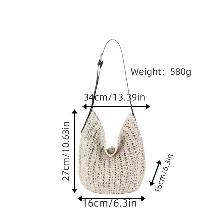 Hand-knotted shoulder bag Bowlift