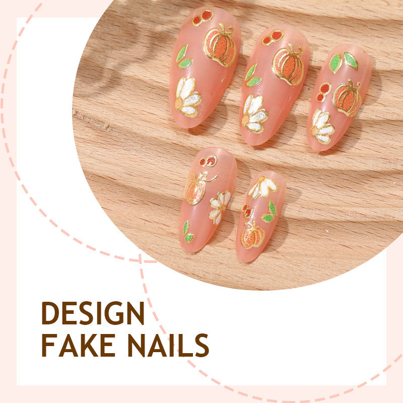 Elegant decorated artificial nail set Bowlift