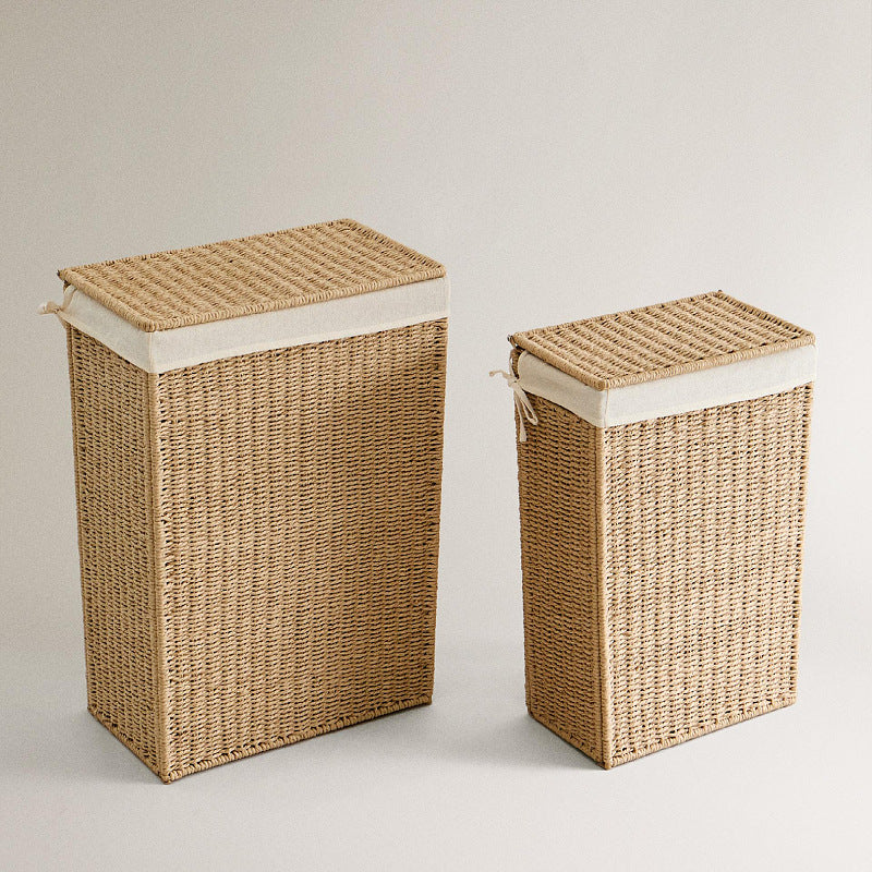 High-quality laundry basket made of natural wicker Bowlift