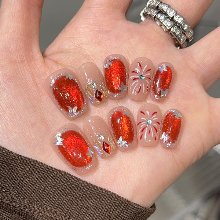 Glittering artificial nails Bowlift