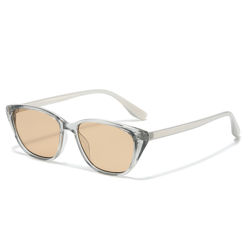 Statement Cat-Eye Sunglasses with Rhinestone Accents Bowlift