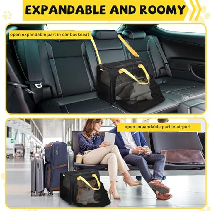 Pet carrier bag with breathable mesh Bowlift