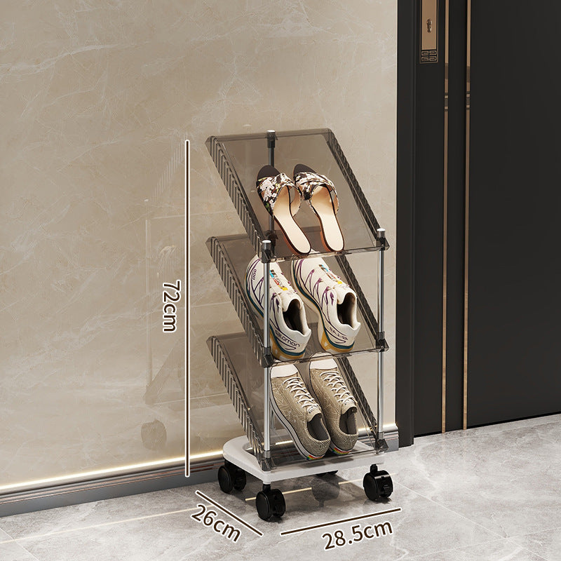 Shoe rack with transparent design Bowlift