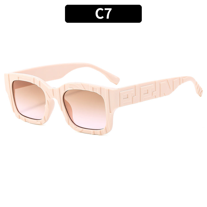 Oversized Geometric Statement Sunglasses
