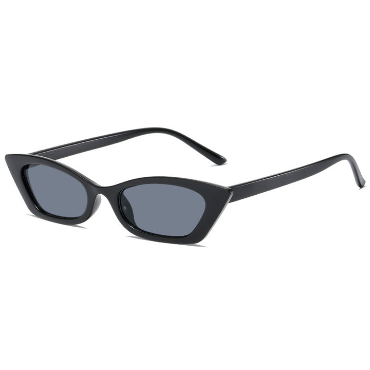 Women's fashionable cat-eye sunglasses with transparent frame Bowlift