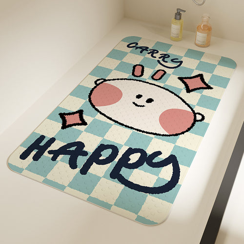 Fun Printed Bathroom Mat Bowlift