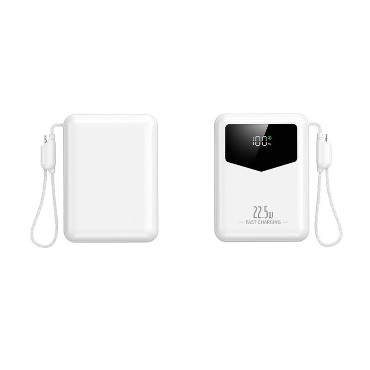 Portable power bank with ultra-modern fast charging function and LED display Bowlift