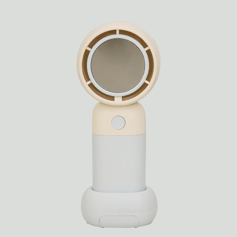 Women's Portable Mini Fan with Mirror Bowlift