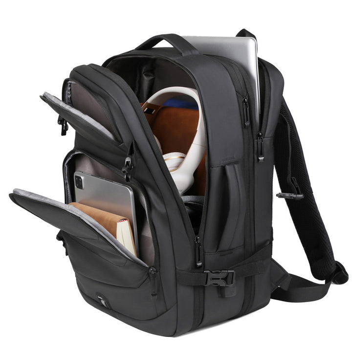 High-Capacity Organized Travel Backpack Bowlift