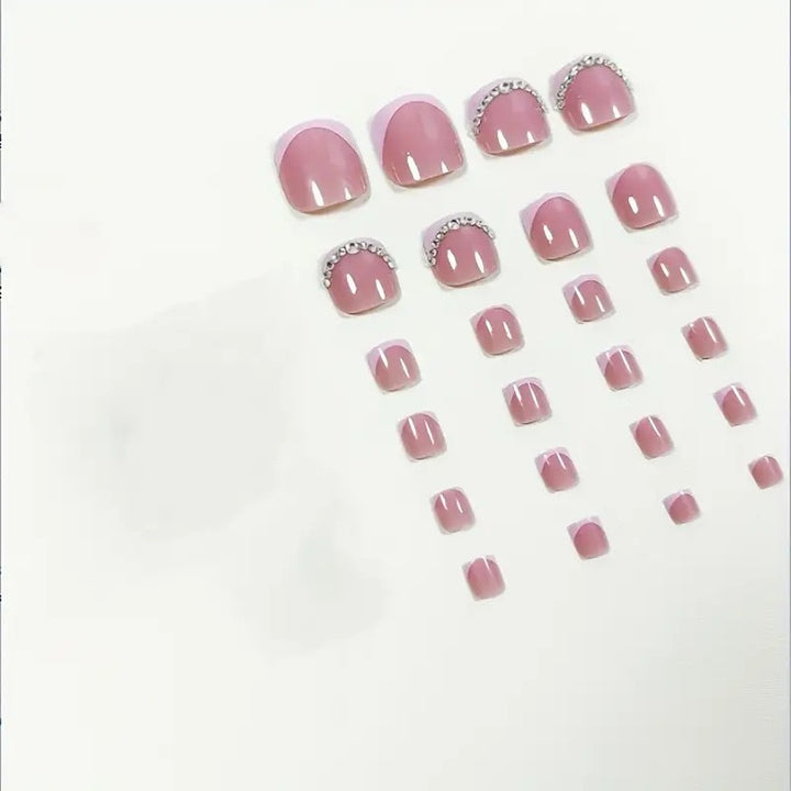 Nail art set with elegant design and glitter accents Bowlift