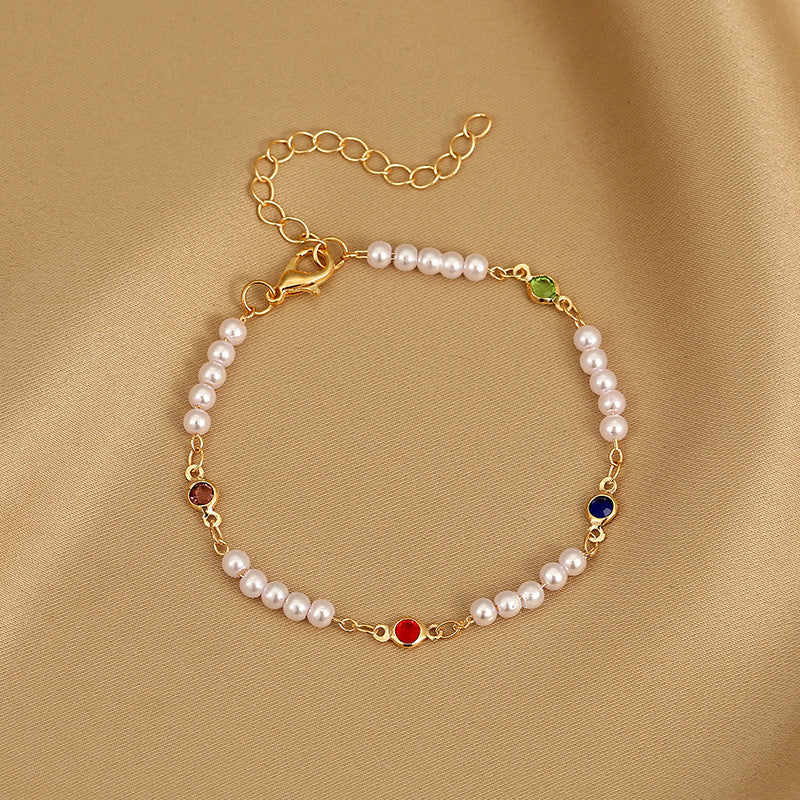 Butterfly and Daisy Charm Anklet Bowlift