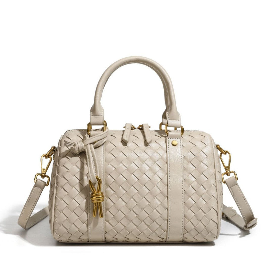 Elegant Braided Handbag Bowlift