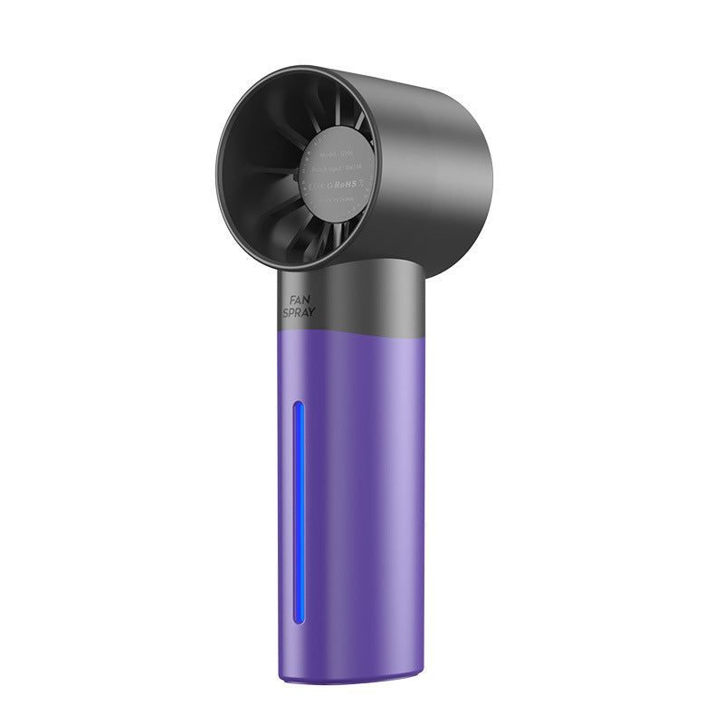 Portable Cooling Fan with Mist Spray Feature Bowlift