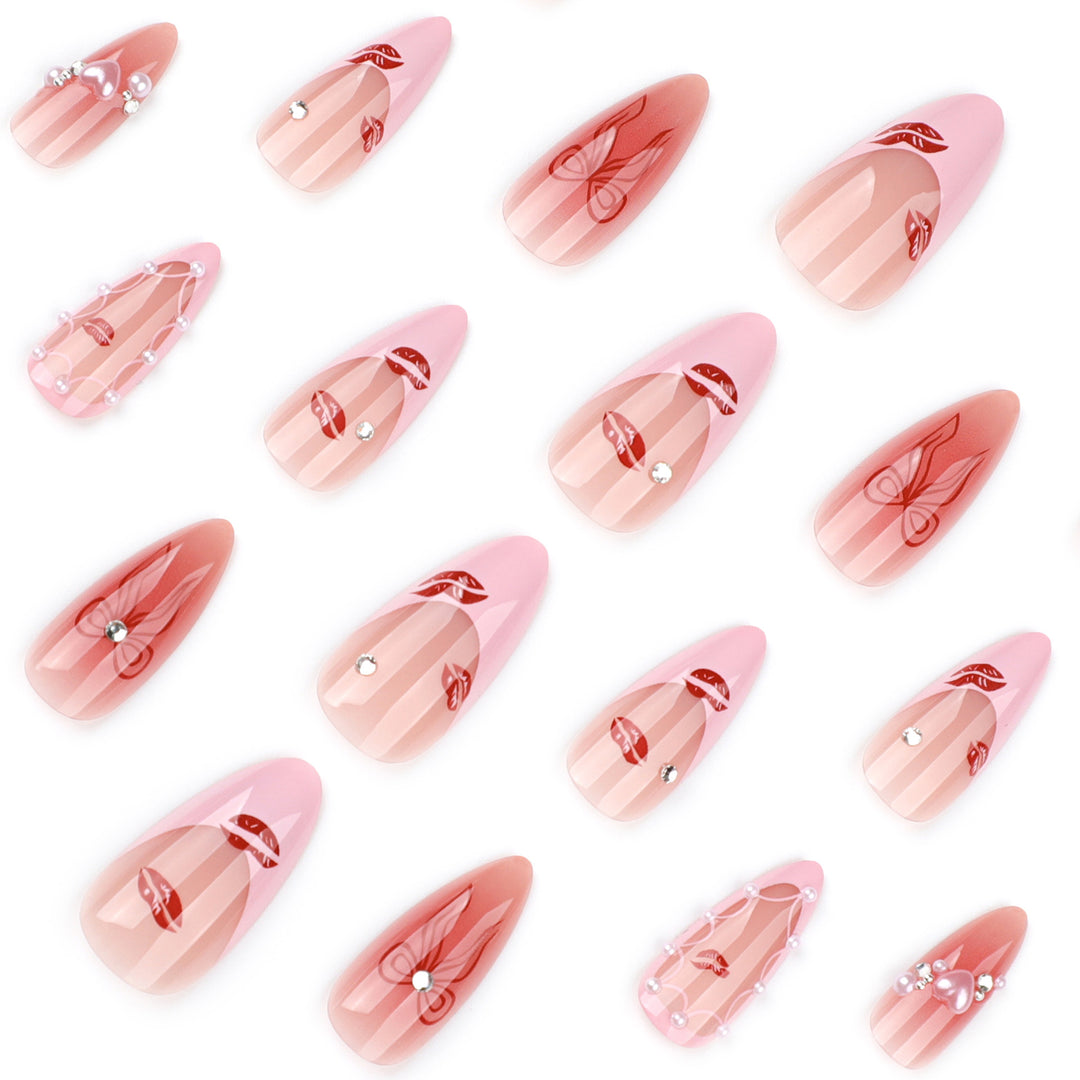 Creative and glamorous art nails Bowlift