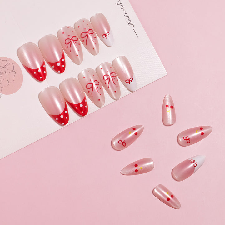 Artistic Themed Press-On Nail Set Bowlift